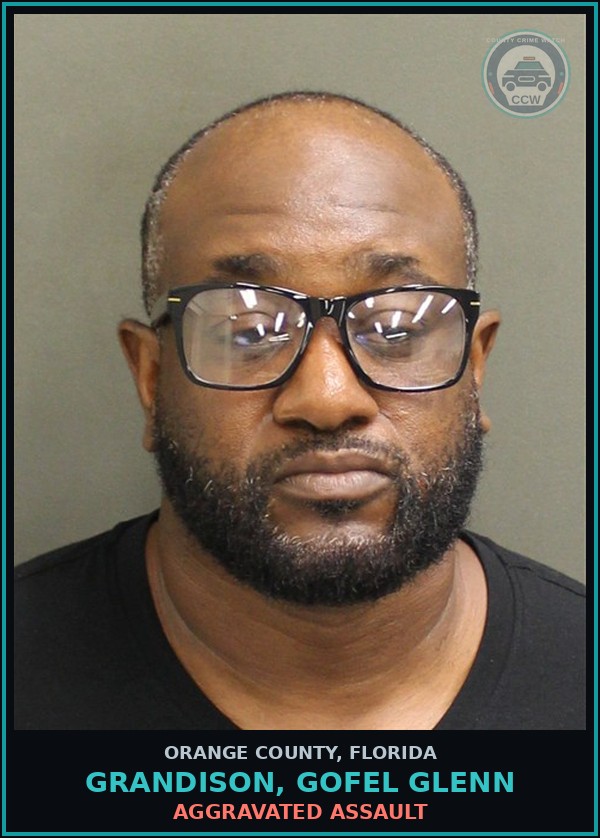 Booking mugshot of GRANDISON, GOFEL GLENN in Orange County