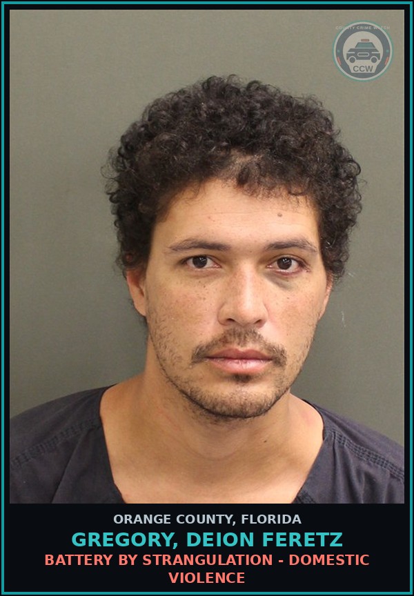 Booking mugshot of GREGORY, DEION FERETZ in Orange County