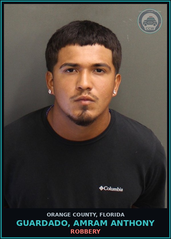 Booking mugshot of GUARDADO, AMRAM ANTHONY in Orange County