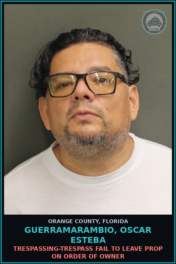 Booking mugshot of GUERRAMARAMBIO, OSCAR ESTEBA in Orange County