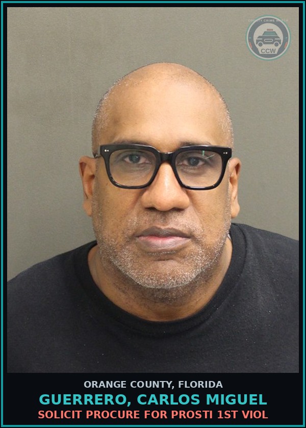Booking mugshot of GUERRERO, CARLOS MIGUEL in Orange County