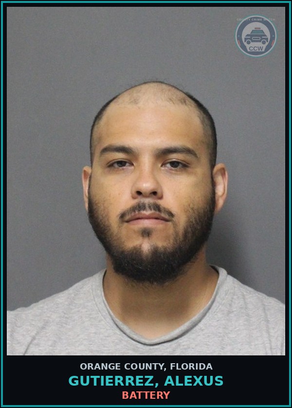 Booking mugshot of GUTIERREZ, ALEXUS in Orange County