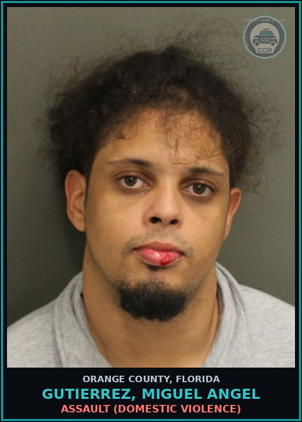Booking mugshot of GUTIERREZ, MIGUEL ANGEL in Orange County