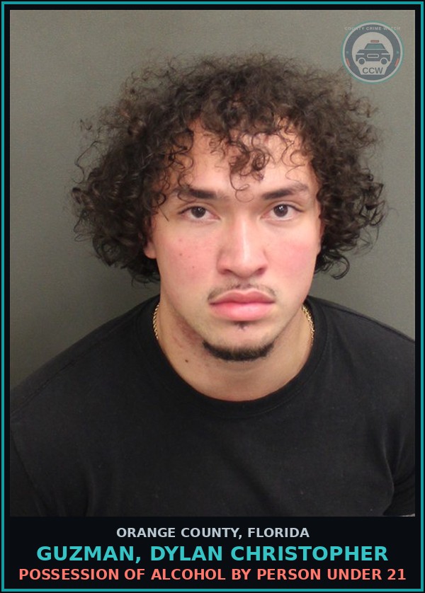 Booking mugshot of GUZMAN, DYLAN CHRISTOPHER in Orange County
