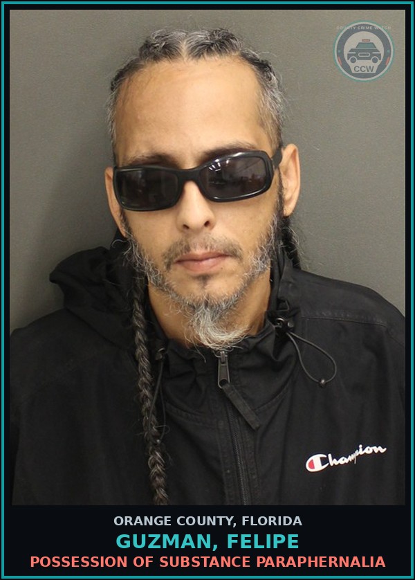 Booking mugshot of GUZMAN, FELIPE in Orange County