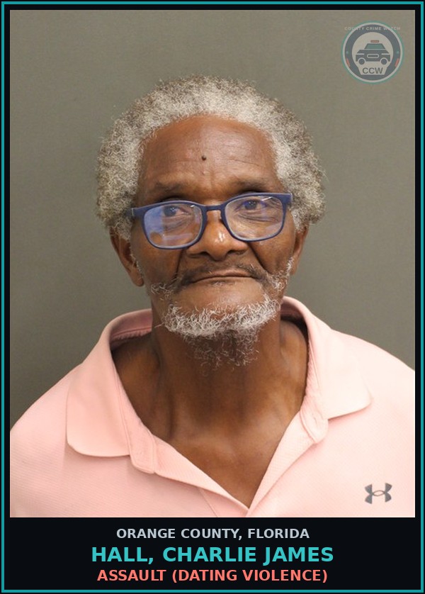 Booking mugshot of HALL, CHARLIE JAMES in Orange County