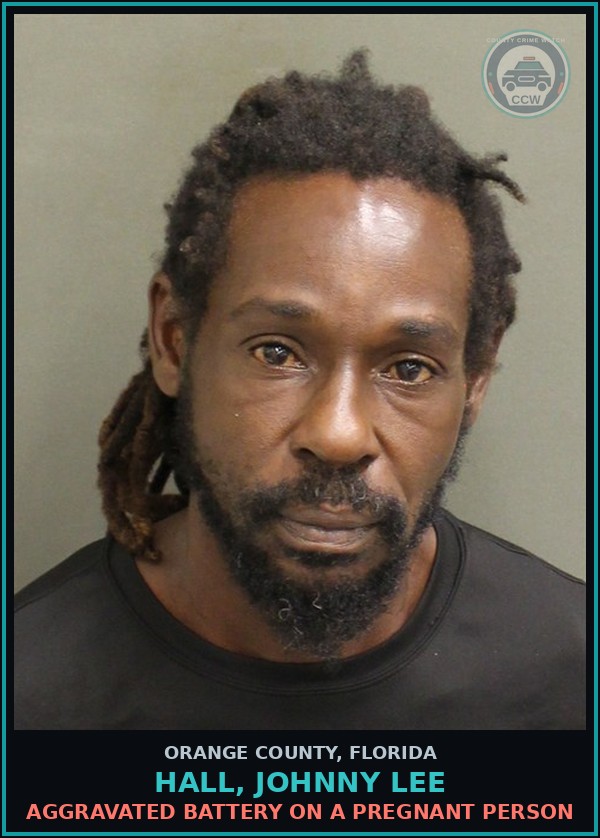 Booking mugshot of HALL, JOHNNY LEE in Orange County