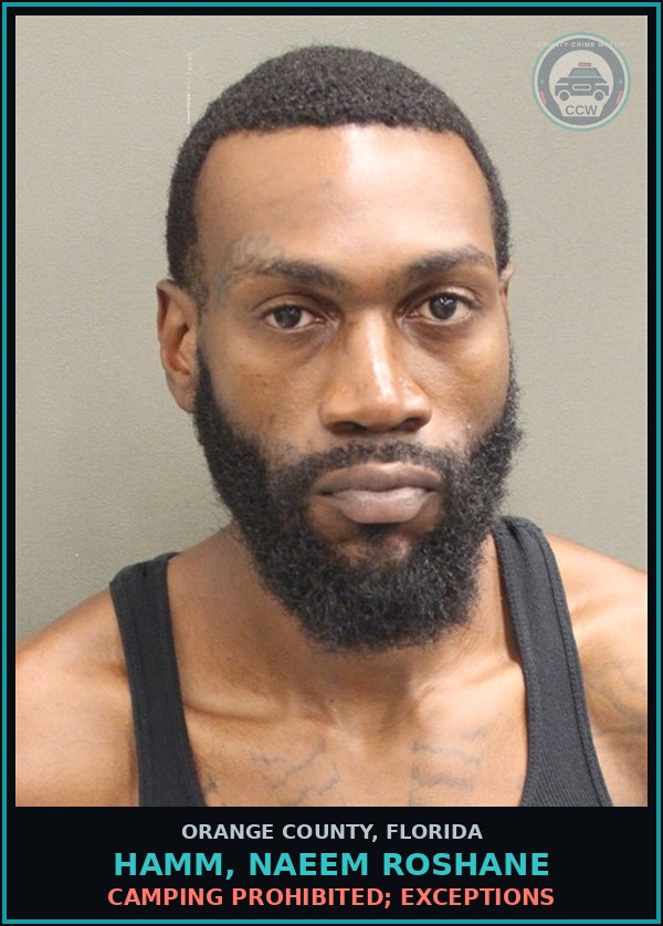 Booking mugshot of HAMM, NAEEM ROSHANE in Orange County