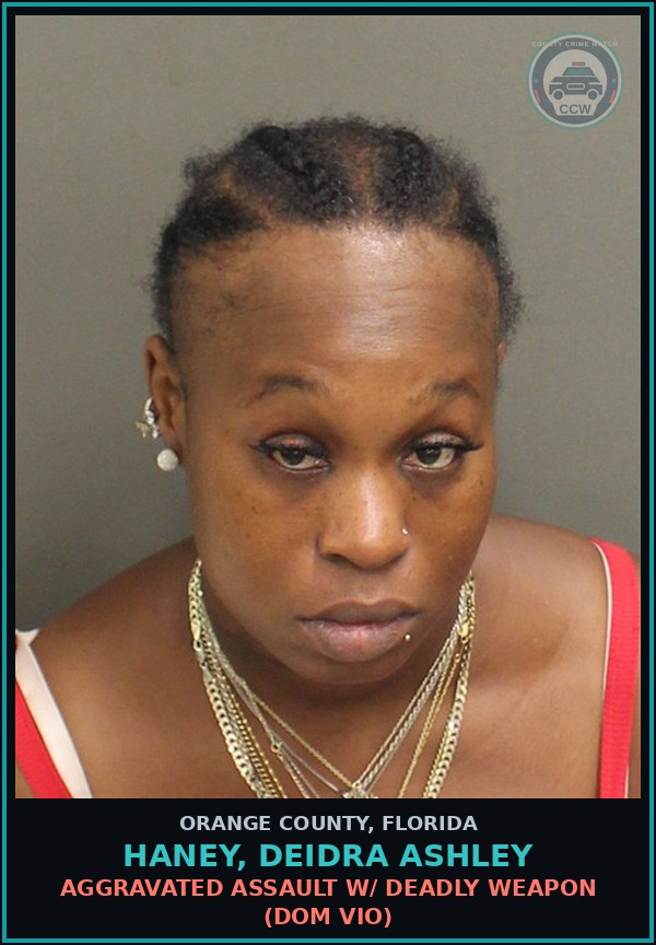Booking mugshot of HANEY, DEIDRA ASHLEY in Orange County