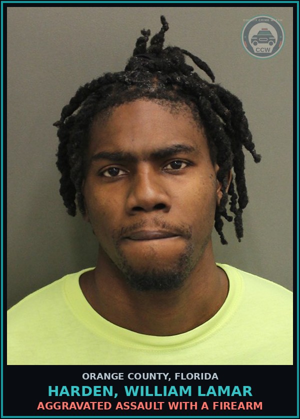Booking mugshot of HARDEN, WILLIAM LAMAR in Orange County