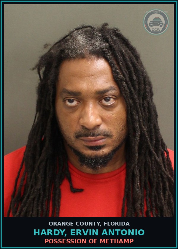 Booking mugshot of HARDY, ERVIN ANTONIO in Orange County