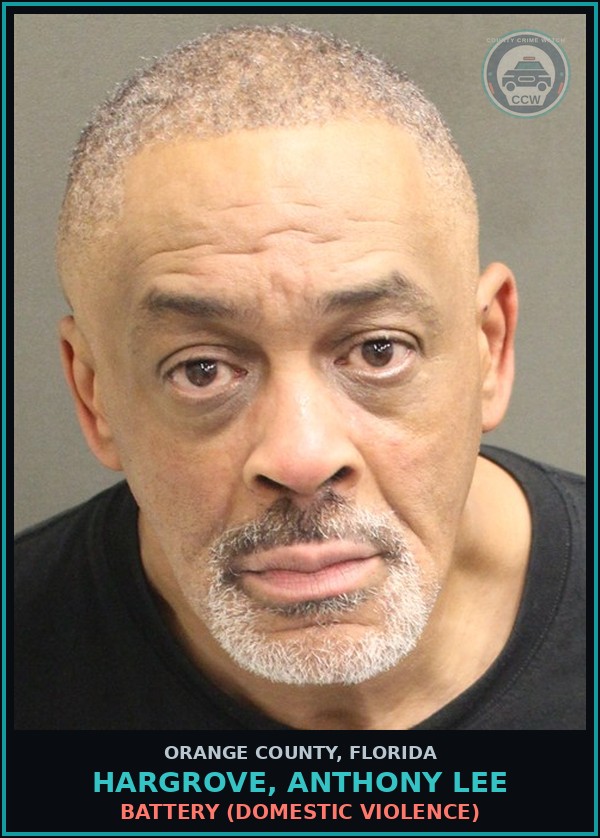 Booking mugshot of HARGROVE, ANTHONY LEE in Orange County