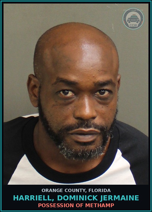 Booking mugshot of HARRIELL, DOMINICK JERMAINE in Orange County