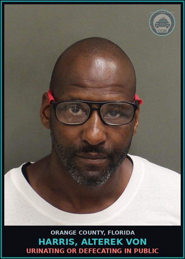 Booking mugshot of HARRIS, ALTEREK VON in Orange County