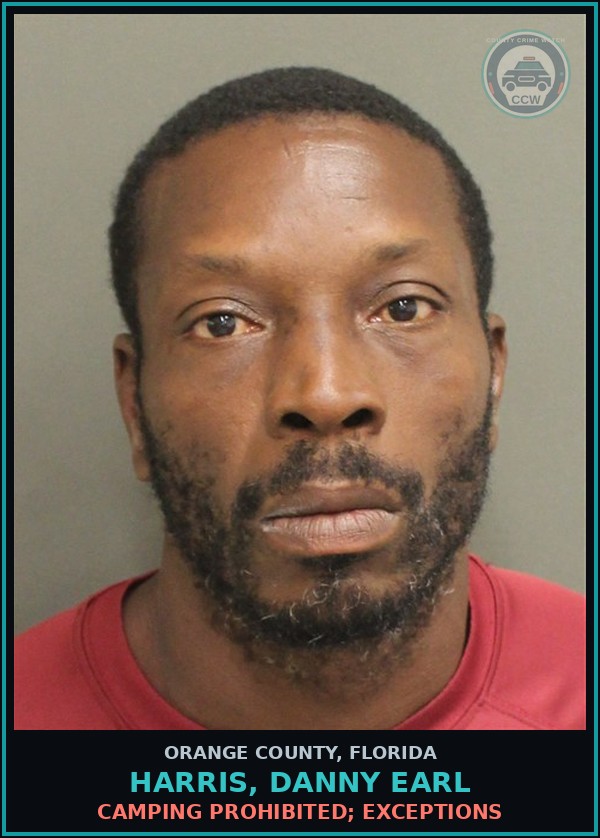 Booking mugshot of HARRIS, DANNY EARL in Orange County