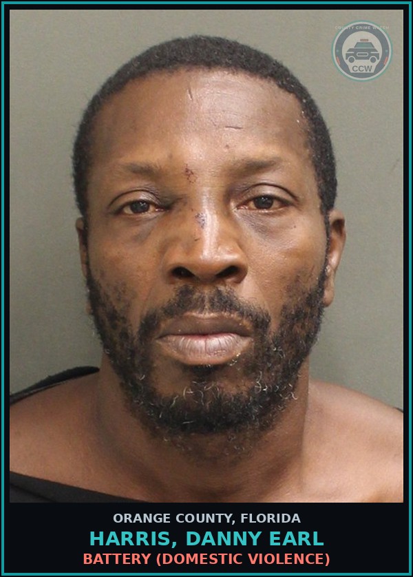 Booking mugshot of HARRIS, DANNY EARL in Orange County