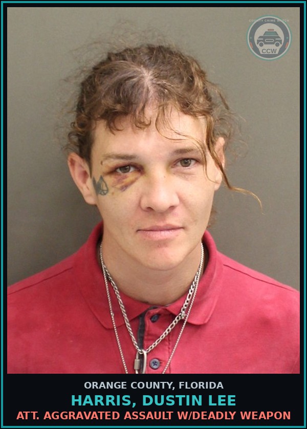 Booking mugshot of HARRIS, DUSTIN LEE in Orange County