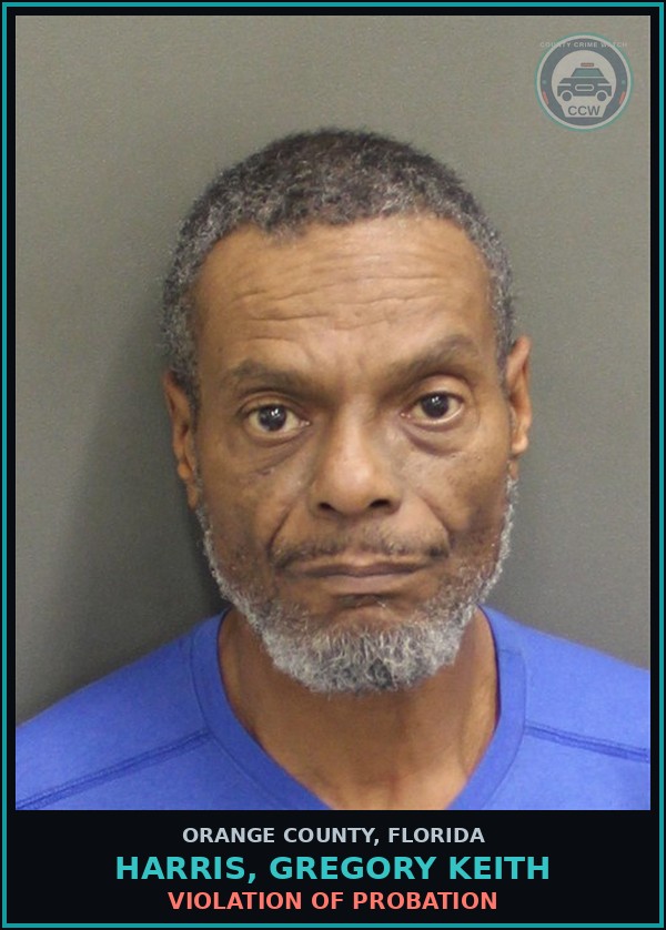Booking mugshot of HARRIS, GREGORY KEITH in Orange County