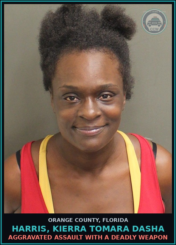 Booking mugshot of HARRIS, KIERRA TOMARA DASHA in Orange County