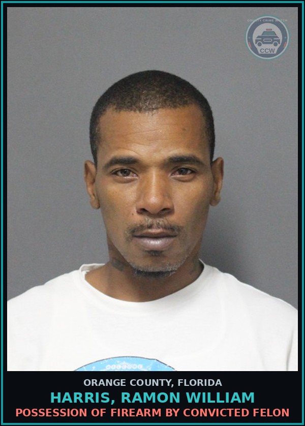 Booking mugshot of HARRIS, RAMON WILLIAM in Orange County