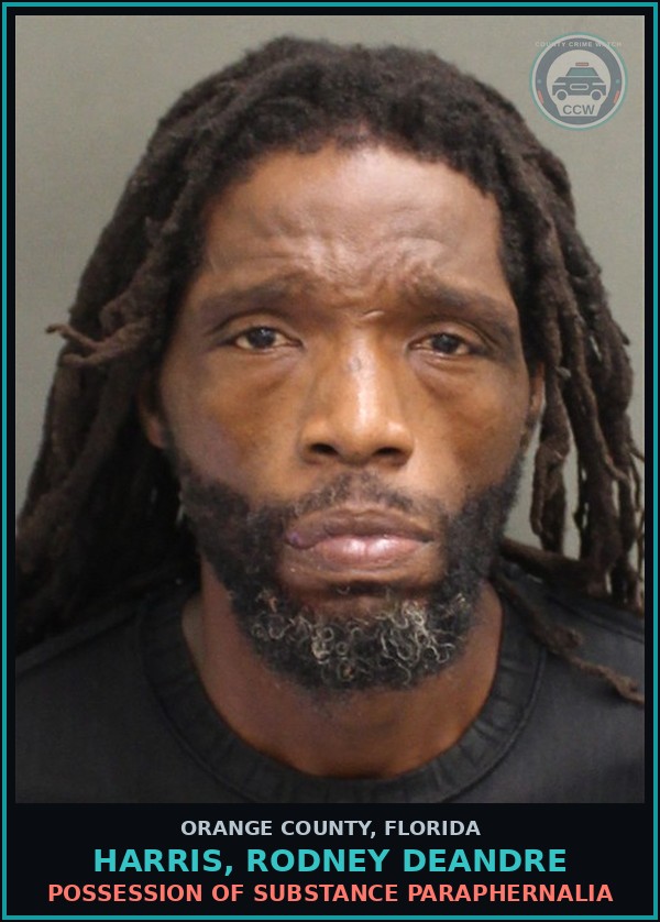 Booking mugshot of HARRIS, RODNEY DEANDRE in Orange County