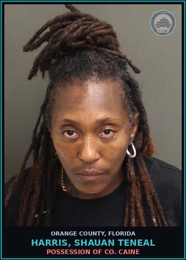 Booking mugshot of HARRIS, SHAUAN TENEAL in Orange County