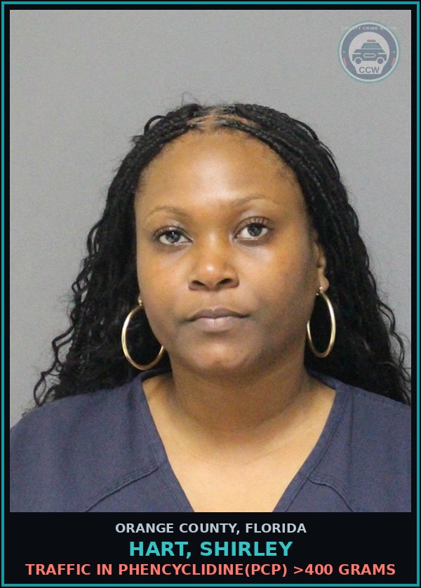 Booking mugshot of HART, SHIRLEY in Orange County