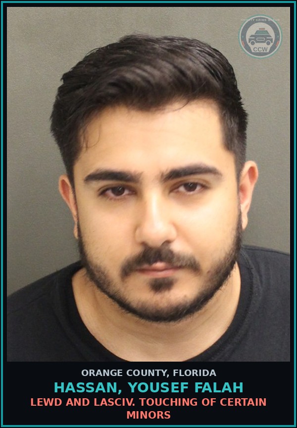 Booking mugshot of HASSAN, YOUSEF FALAH in Orange County