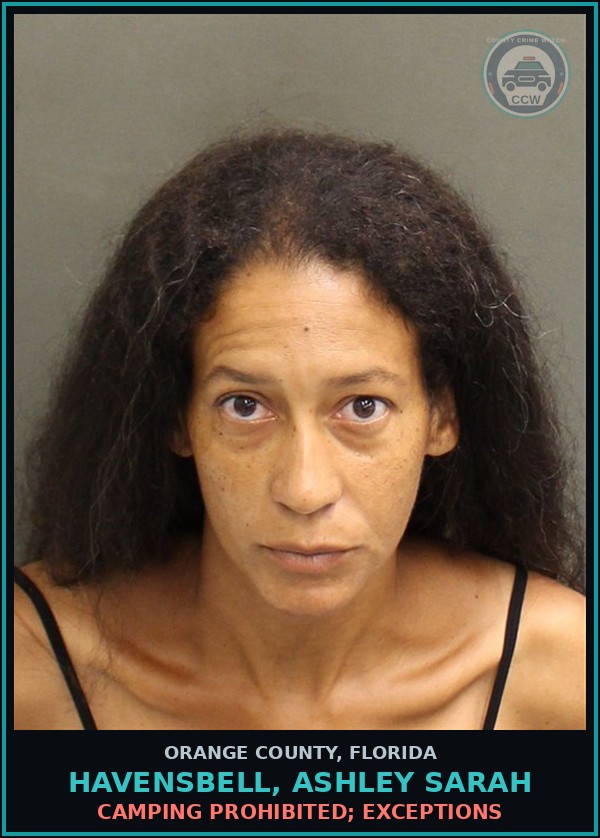 Booking mugshot of HAVENSBELL, ASHLEY SARAH in Orange County