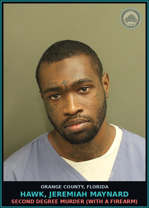 Booking mugshot of HAWK, JEREMIAH MAYNARD in Orange County