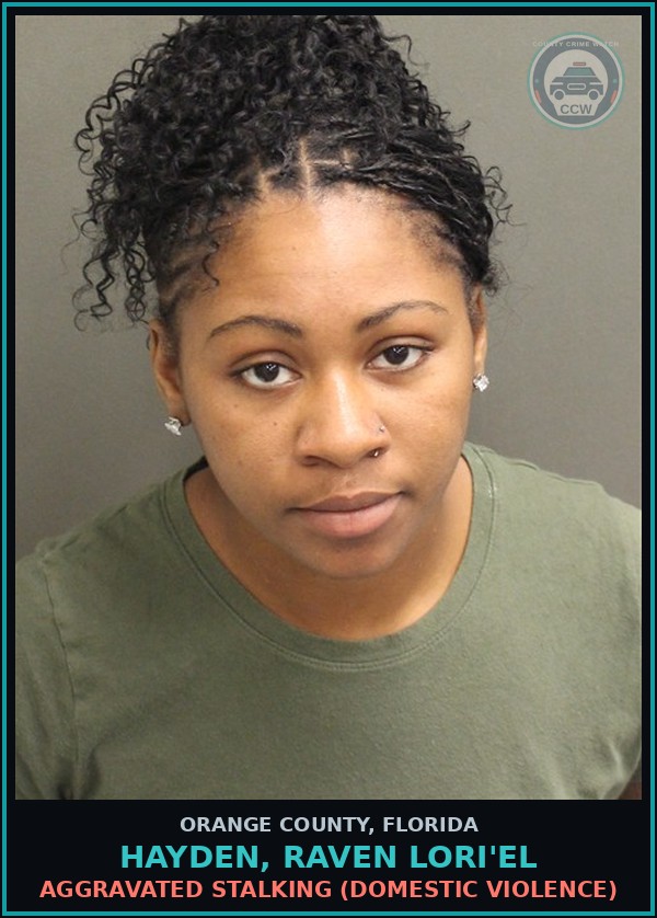 Booking mugshot of HAYDEN, RAVEN LORI'EL in Orange County