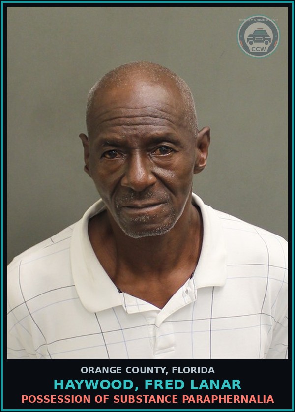 Booking mugshot of HAYWOOD, FRED LANAR in Orange County