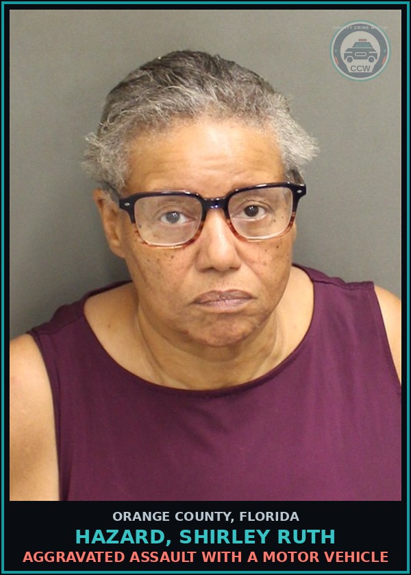 Booking mugshot of HAZARD, SHIRLEY RUTH in Orange County
