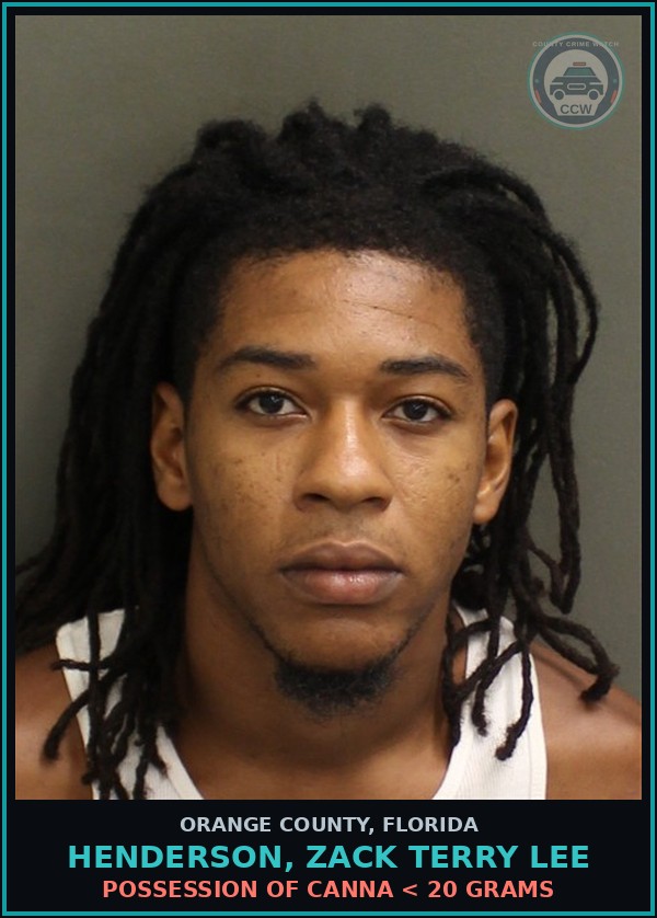 Booking mugshot of HENDERSON, ZACK TERRY LEE in Orange County