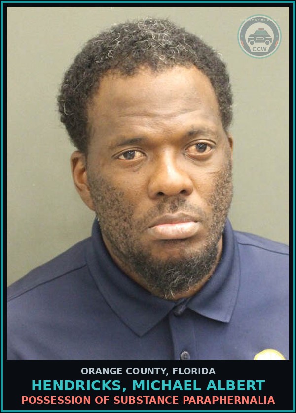 Booking mugshot of HENDRICKS, MICHAEL ALBERT in Orange County