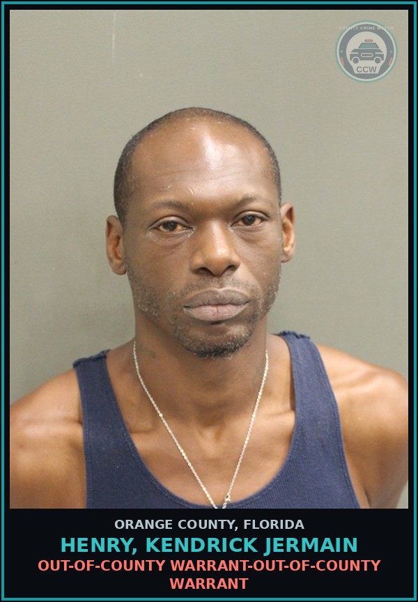 Booking mugshot of HENRY, KENDRICK JERMAIN in Orange County