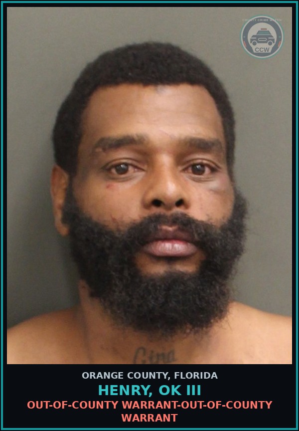 Booking mugshot of HENRY, OK III in Orange County