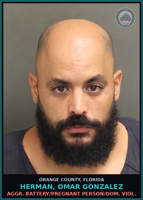 Booking mugshot of HERMAN, OMAR GONZALEZ in Orange County