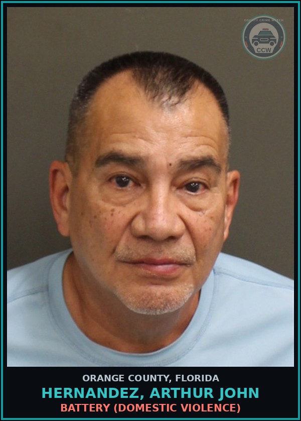 Booking mugshot of HERNANDEZ, ARTHUR JOHN in Orange County