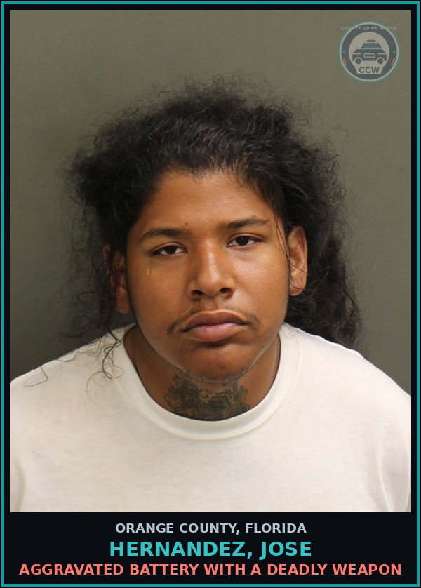 Booking mugshot of HERNANDEZ, JOSE in Orange County