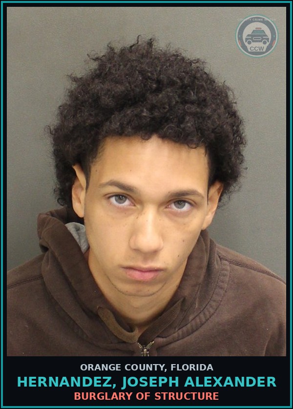 Booking mugshot of HERNANDEZ, JOSEPH ALEXANDER in Orange County