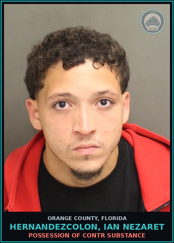 Booking mugshot of HERNANDEZCOLON, IAN NEZARET in Orange County