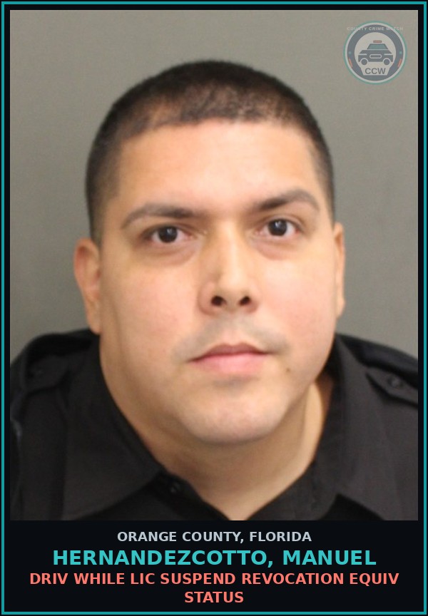 Booking mugshot of HERNANDEZCOTTO, MANUEL in Orange County