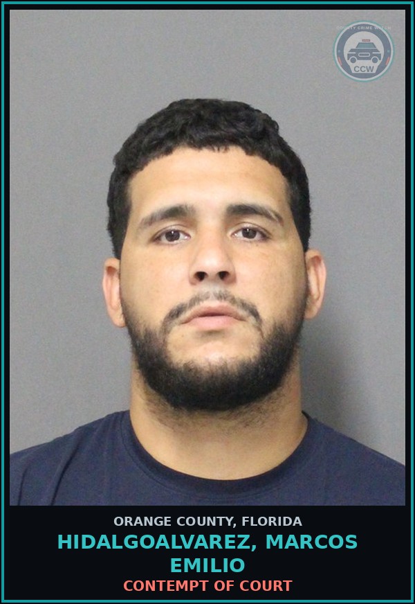 Booking mugshot of HIDALGOALVAREZ, MARCOS EMILIO in Orange County