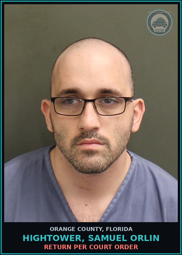 Booking mugshot of HIGHTOWER, SAMUEL ORLIN in Orange County