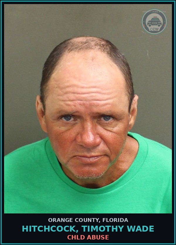 Booking mugshot of HITCHCOCK, TIMOTHY WADE in Orange County
