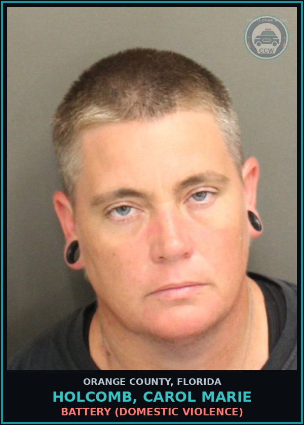 Booking mugshot of HOLCOMB, CAROL MARIE in Orange County