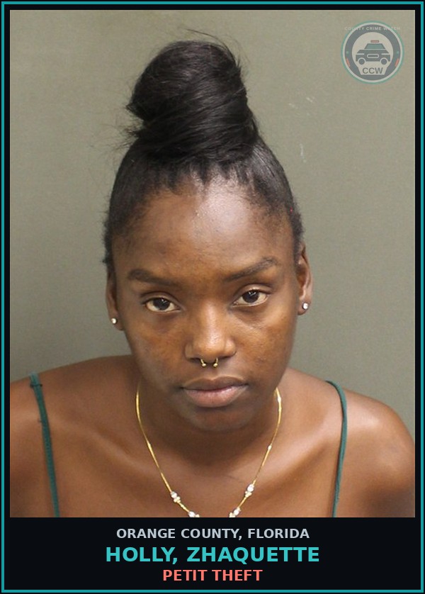 Booking mugshot of HOLLY, ZHAQUETTE in Orange County