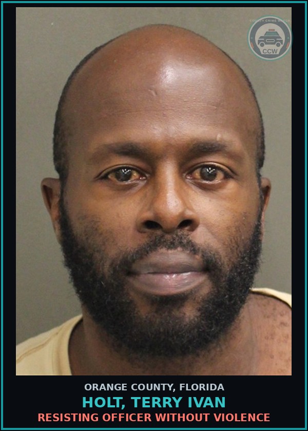 Booking mugshot of HOLT, TERRY IVAN in Orange County