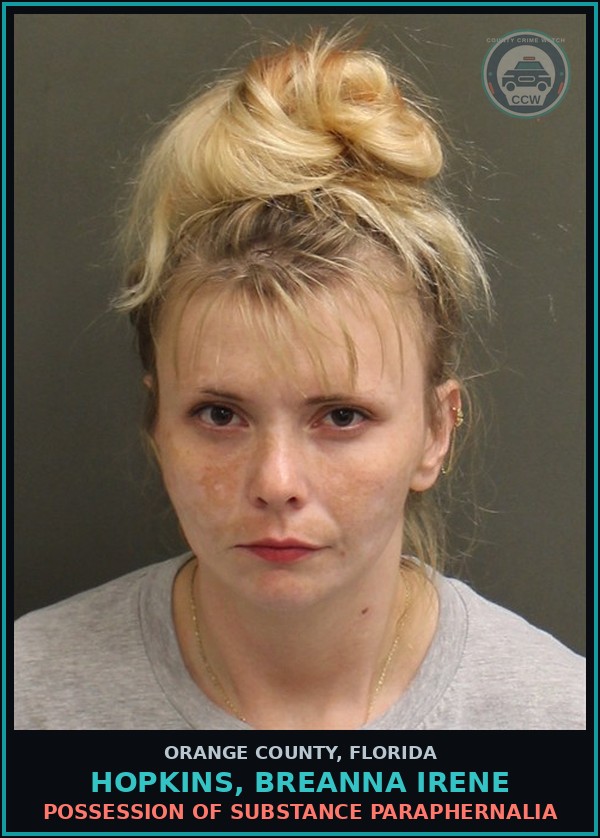 Booking mugshot of HOPKINS, BREANNA IRENE in Orange County